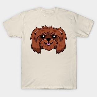 Brown mid haired shih tzu T-Shirt